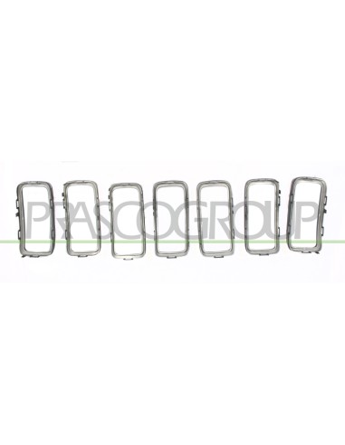 MODANATURA GRIGLIA RADIATORE GRIGIA SCURA MOD. TRAILHAWK (7PEZZI)