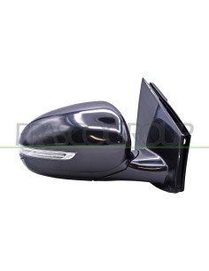 RETROVISORE DESTRO ELETTRICO NERO CON FANALE CONVESSO