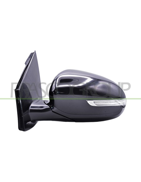 RETROVISORE SINISTRO ELETTRICO NERO TERMICO CON FANALE CONVESSO