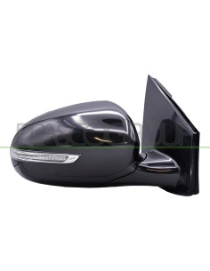 RETROVISORE DESTRO ELETTRICO NERO CON FANALE CHIUDIBILE CONVESSO