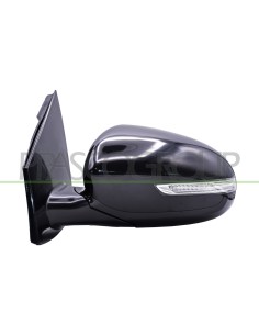 RETROVISORE SINISTRO ELETTRICO NERO CON FANALE CHIUDIBILE CONVESSO