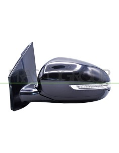 RETROVISORE SINISTRO ELETTRICO NERO TERMICO CON FANALE CHIUDIBILE CONVESSO