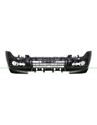PARAURTI ANTERIORE NERO LISCIO DA PRIMERIZZARE CON FORI LAVAFARI MITSUBISHI PAJERO Mod. 11-15