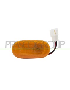 FANALE LATERALE DESTRO-SINISTRO ARANCIO CON PORTALAMPADA E CAVI