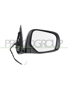 RETROVISORE DESTRO ELETTRICO NERO CONVESSO CON CALOTTA CROMATA 2