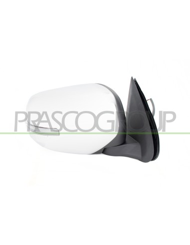 RETROVISORE DESTRO ELETTRICO TERMICO CON CALOTTA CROMATA CON FANALE CONVESSO