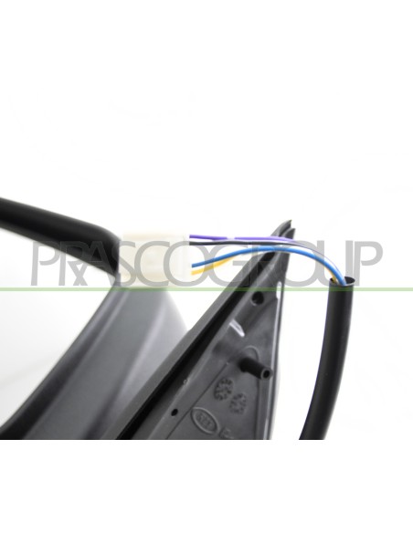 RETROVISORE SINISTRO ELETTRICO TERMICO CON CALOTTA CROMATA CON FANALE CONVESSO