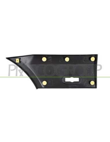 MODANATURA PARAFANGO POSTERIORE SINISTRO PARTE ANTERIORE NERA GOFFRATA CON CLIPS CON FORO LUCE INGOMBRO
