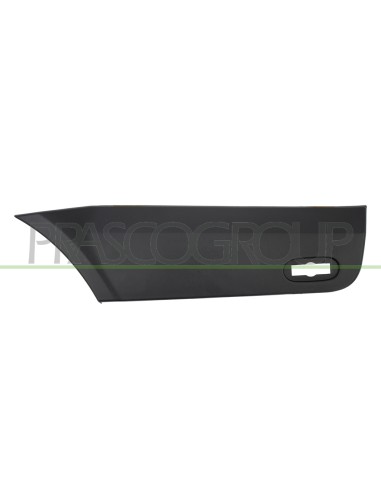 MODANATURA PARAFANGO POSTERIORE SINISTRO PARTE POSTERIORE NERA GOFFRATA CON CLIPS CON FORO LUCE INGOMBRO MOD. PASSO LUNGO