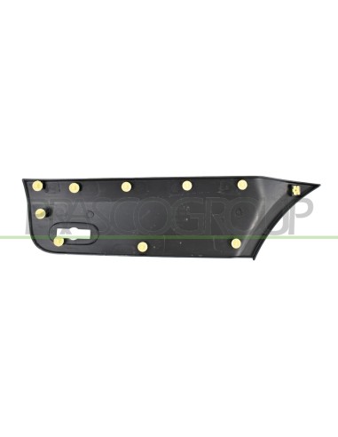 MODANATURA PARAFANGO POSTERIORE SINISTRO PARTE POSTERIORE NERA GOFFRATA CON CLIPS CON FORO LUCE INGOMBRO MOD. PASSO LUNGO