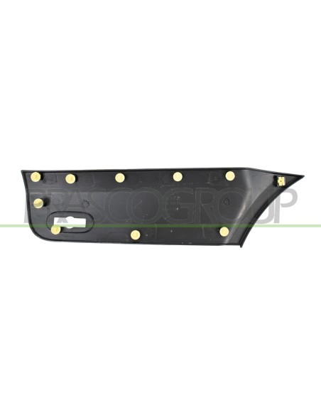 MODANATURA PARAFANGO POSTERIORE SINISTRO PARTE POSTERIORE NERA GOFFRATA CON CLIPS CON FORO LUCE INGOMBRO MOD. PASSO LUNGO