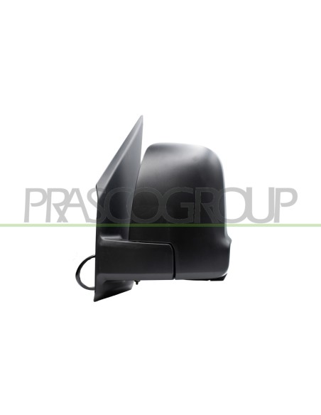 RETROVISORE SINISTRO ELETTRICO NERO TERMICO CON FANALE BRACCIO CORTO CONVESSO 7 PINS