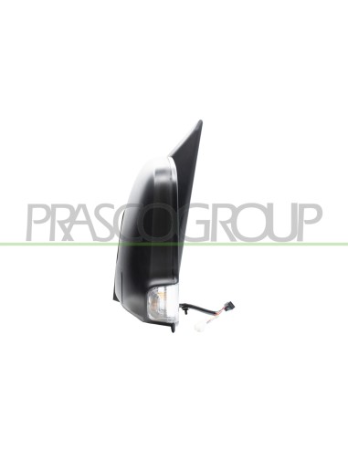 RETROVISORE SINISTRO ELETTRICO NERO TERMICO CON FANALE BRACCIO CORTO CONVESSO 7 PINS