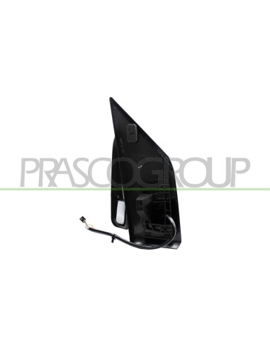 RETROVISORE SINISTRO ELETTRICO NERO TERMICO CON FANALE BRACCIO CORTO CONVESSO 7 PINS