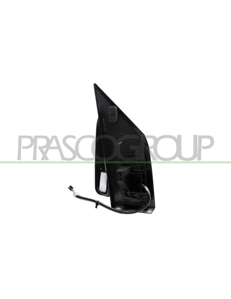 RETROVISORE SINISTRO ELETTRICO NERO TERMICO CON FANALE BRACCIO CORTO CONVESSO 7 PINS