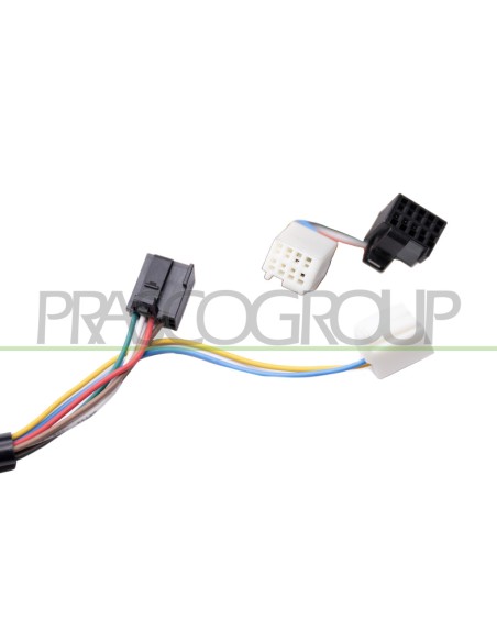 RETROVISORE SINISTRO ELETTRICO NERO TERMICO CON FANALE BRACCIO CORTO CONVESSO 7 PINS