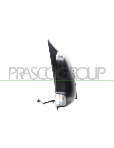 RETROVISORE DESTRO ELETTRICO NERO TERMICO CHIUDIBILE CON FANALE BRACCIO CORTO CONVESSO 9 PINS