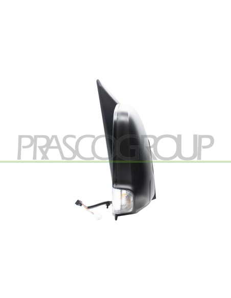 RETROVISORE DESTRO ELETTRICO NERO TERMICO CHIUDIBILE CON FANALE BRACCIO CORTO CONVESSO 9 PINS