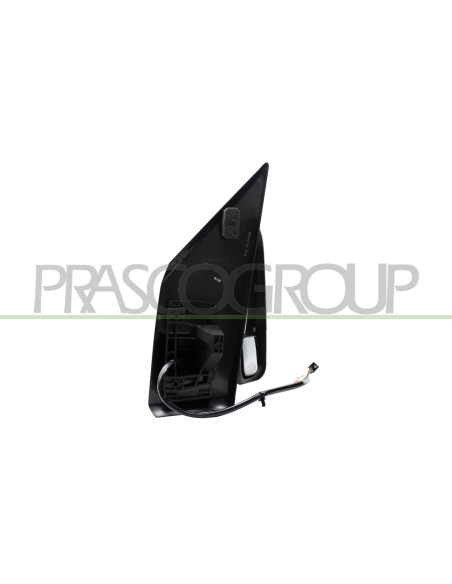 RETROVISORE DESTRO ELETTRICO NERO TERMICO CHIUDIBILE CON FANALE BRACCIO CORTO CONVESSO 9 PINS