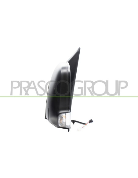 RETROVISORE SINISTRO ELETTRICO NERO TERMICO CHIUDIBILE CON FANALE BRACCIO CORTO CONVESSO 9 PINS