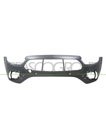 PARAURTI ANTERIORE CON PRIMER CON FORI PDC E PARK ASSIST+SUPPORTI CON TRACCE TELECAMERA MOD. AMG LINE