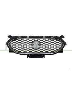 GRIGLIA RADIATORE NERA CON MODANATURA CROMATA MG ZS Mod. 11-21 - 11-24
