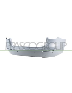 PARAURTI POSTERIORE CON PRIMER CON TAPPO COPRI GANCIO TRAINO CON FORI PDC E PARK ASSIST+SUPPORTI MOD. 5 PORTE