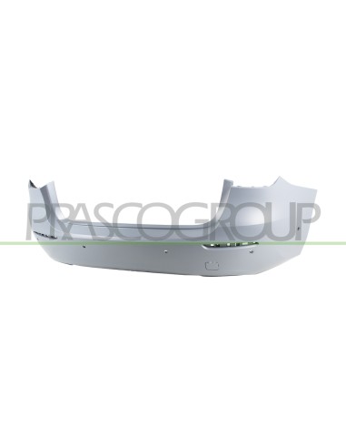 PARAURTI POSTERIORE CON PRIMER CON TAPPO COPRI GANCIO TRAINO CON FORI PDC E PARK ASSIST+SUPPORTI MOD. 5 PORTE
