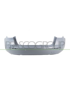 PARAURTI POSTERIORE CON PRIMER CON TAPPO COPRI GANCIO TRAINO CON FORI PDC E PARK ASSIST+SUPPORTI MOD. 5 PORTE 2