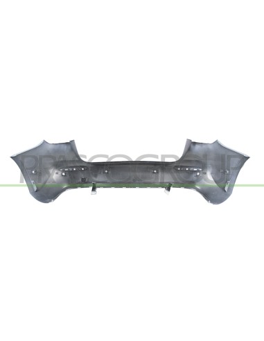 PARAURTI POSTERIORE CON PRIMER CON TAPPO COPRI GANCIO TRAINO CON FORI PDC E PARK ASSIST+SUPPORTI MOD. 5 PORTE