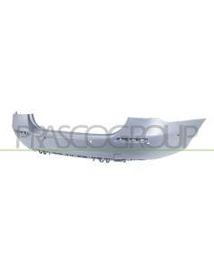 PARAURTI POSTERIORE CON PRIMER CON TAPPO COPRI GANCIO TRAINO CON FORI PDC E FORI PARK ASSIST+SUPPORTI MOD. 4 PORTE