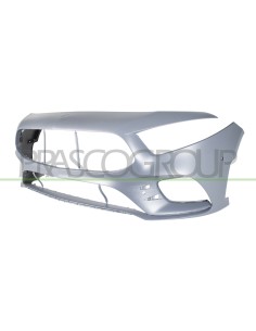 PARAURTI ANTERIORE CON PRIMER CON TAPPO COPRI GANCIO CON FORI PDC CON FORI PARK ASSIST+SUPPORTI CON FORO TELECAMERA MOD. AMG