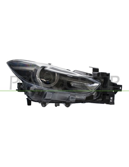 PROIETTORE DESTRO ELETTRICO CON MOTORE NERO LED