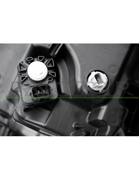 PROIETTORE DESTRO ELETTRICO CON MOTORE NERO LED