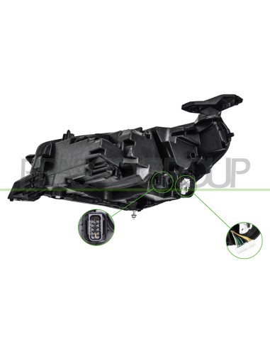 PROIETTORE DESTRO ELETTRICO CON MOTORE LED VERSIONE VALEO OPEL-VAUXHALL CORSA (F) Mod. 12-19 - 05-23