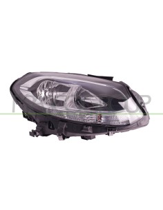 PROIETTORE DESTRO H7+H7 ELETTRICO CON MOTORE CON LUCE DIURNA NERO LED