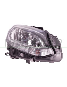 PROIETTORE DESTRO H7+H7 ELETTRICO CON MOTORE CON LUCE DIURNA NERO LED 2
