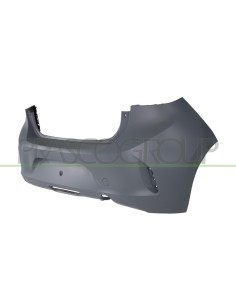 PARAURTI POSTERIORE CON PRIMER CON TAPPO COPRI GANCIO CON TRACCE PDC E PARK ASSIST