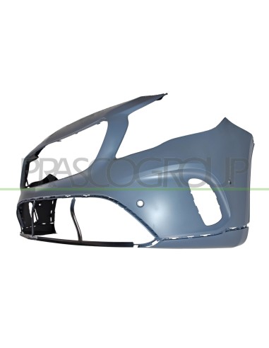 PARAURTI ANTERIORE CON PRIMER CON TAPPO COPRI GANCIO CON FORI PDC+SUPPORTI CON FORI PARK ASSIST MOD. SPORT