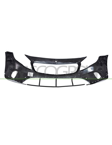 PARAURTI ANTERIORE CON PRIMER CON TAPPO COPRI GANCIO CON FORI PDC+SUPPORTI CON FORI PARK ASSIST MOD. SPORT