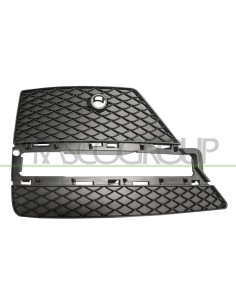GRIGLIA SINISTRA PARAURTI ANTERIORE NERA CON SEDE LUCE DIURNA LED CON FORO PDC+SUPPORTO MOD. AMG