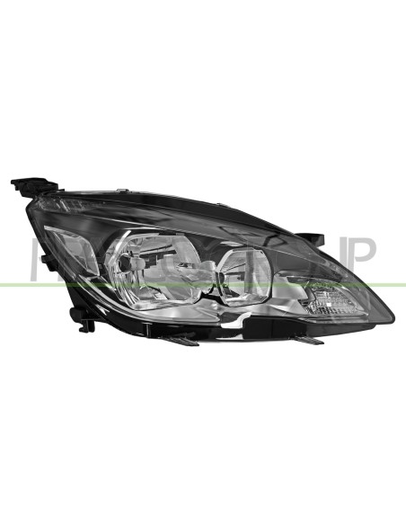 PROIETTORE DESTRO H7+HB3 ELETTRICO CON MOTORE NERO