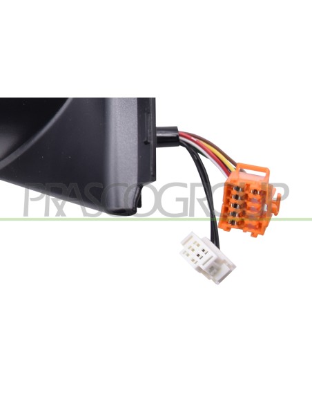 RETROVISORE DESTRO ELETTRICO NERO TERMICO CON FANALE CON SONDA CONVESSO 8 PINS