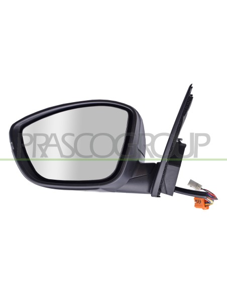 RETROVISORE SINISTRO ELETTRICO CON PRIMER TERMICO CHIUDIBILE CON FANALE CON LUCE CORTESIA CON BLIS CONVESSO 12 PINS