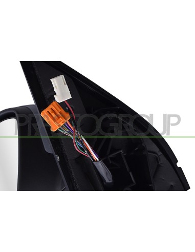 RETROVISORE SINISTRO ELETTRICO CON PRIMER TERMICO CHIUDIBILE CON FANALE CON LUCE CORTESIA CON BLIS CONVESSO 12 PINS