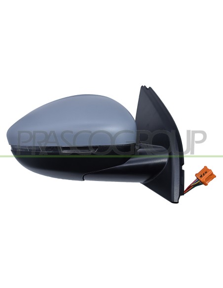 RETROVISORE DESTRO ELETTRICO CON PRIMER TERMICO CHIUDIBILE CON FANALE CON SONDA CON LUCE CORTESIA CONVESSO 11 PINS