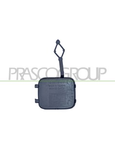 TAPPO COPRI GANCIO TRAINO PARAURTI POSTERIORE NERO GOFFRATO 2