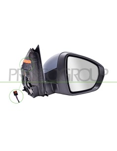 RETROVISORE DESTRO ELETTRICO CON PRIMER TERMICO CON FANALE CON SONDA CONVESSO 8 PINS 2