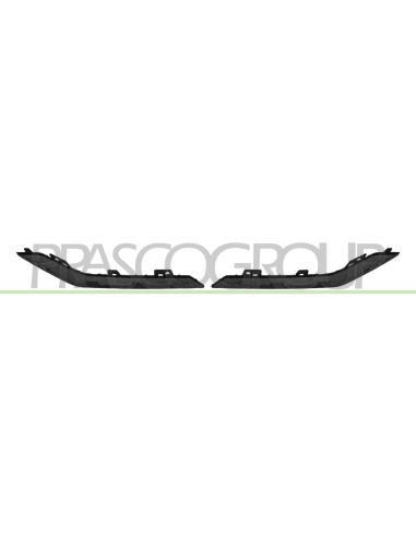 KIT MODANATURE SPOILER PARAURTI POSTERIORE NERE (DESTRA+SINISTRA) PEUGEOT 408 Mod. 06-22