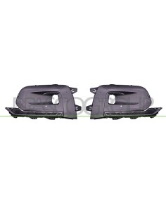 KIT GRIGLIE PARAURTI ANTERIORE NERE GOFFRATA CON SEDE FENDI (DESTRA+SINISTRA) 2
